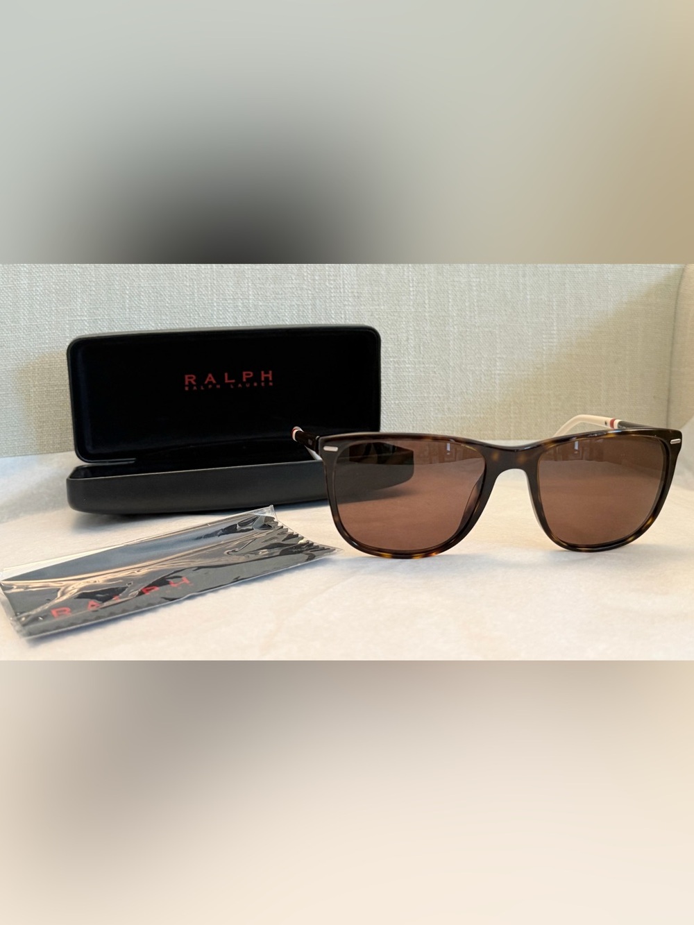 Polo Ralph Lauren PH4064 Havana Brown Sunglasses Made in Italy + Case